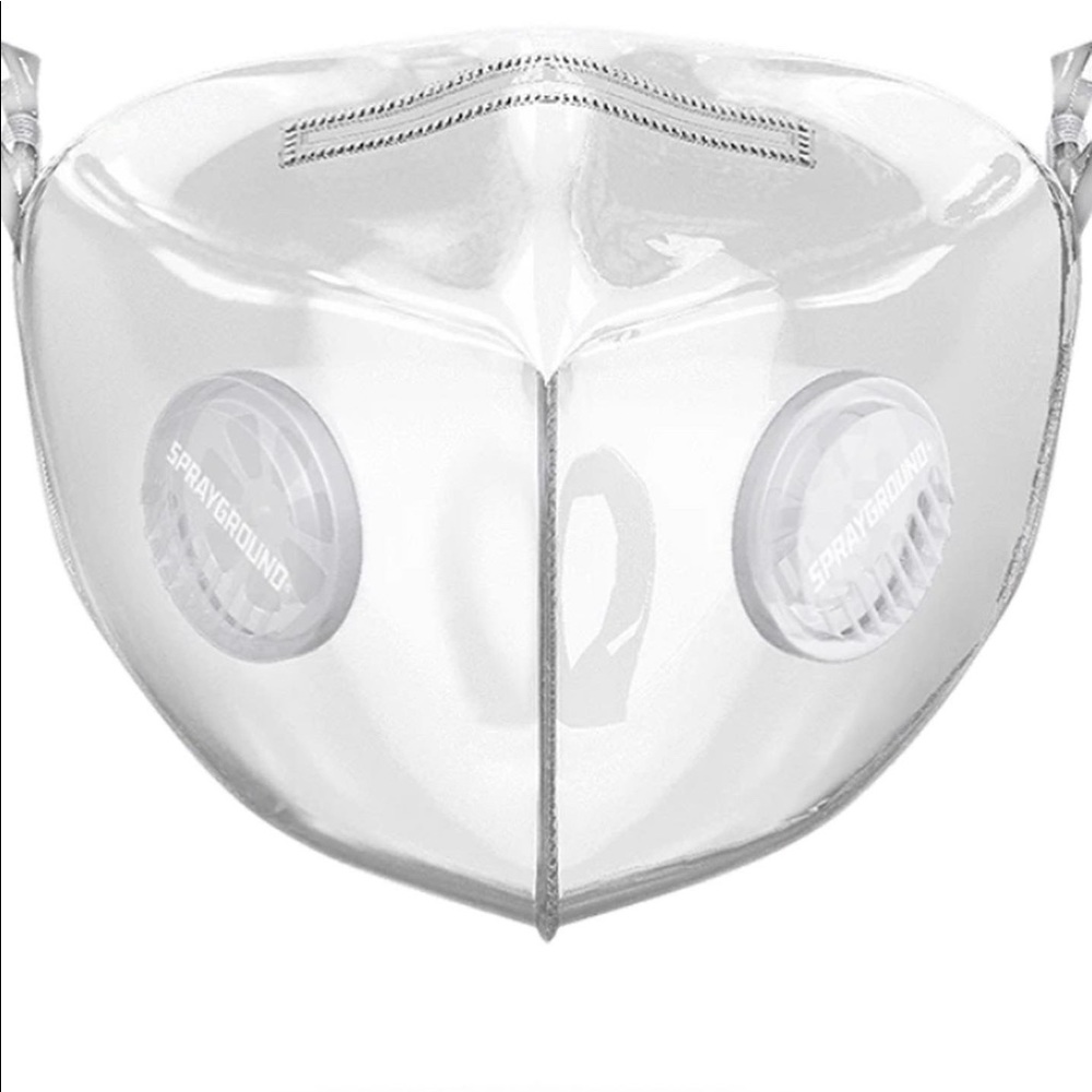 Clear Spray Ground Designer Mask Sold Out
